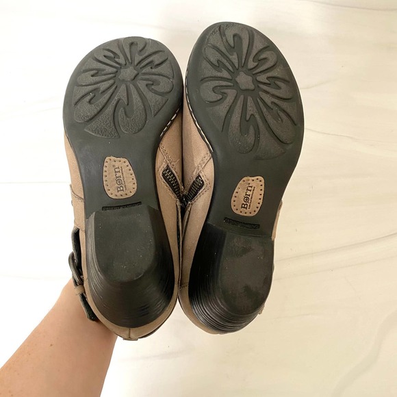 BORN Zowy Leather Ankle Booties Size 7 - Picture 10 of 11